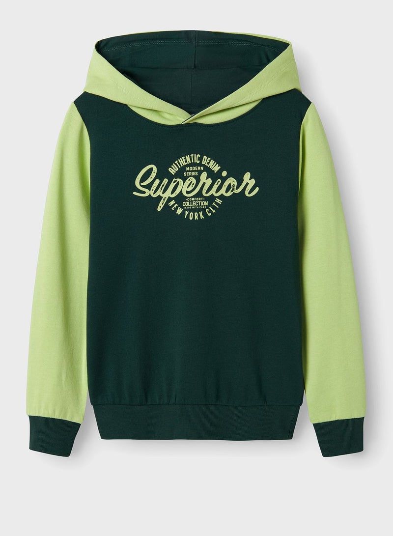 NAME IT Kids Graphic Hoodie  - Image 1