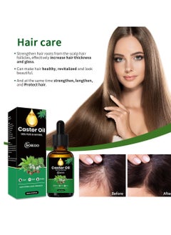 Sokgo 100% Pure Organic Castor Oil - Cold Pressed Castor Oil for Hair Growth, Eyelashes, Eyebrows - Moisturizing & Nourishing Castor Oil  - Image 3