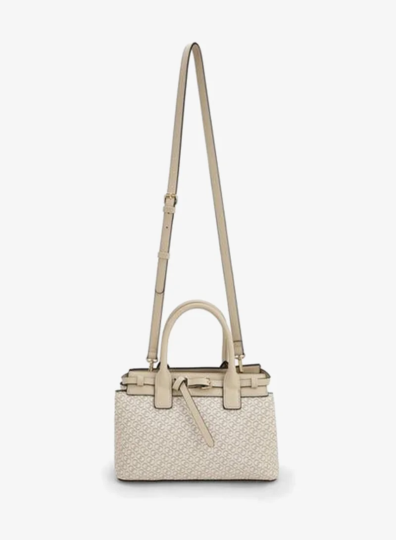 سيليست Monogram Print Tote Bag With Double Handle