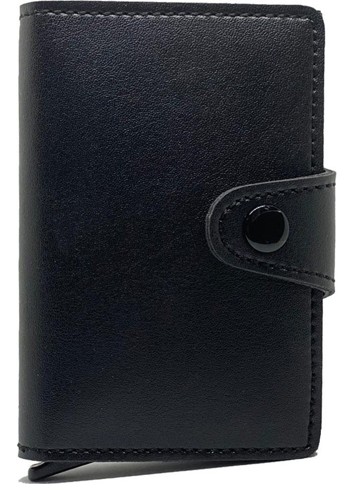 EMEK Automatic Mechanism Money Compartment Wallet Card Holder RFID Protected  - Image 3