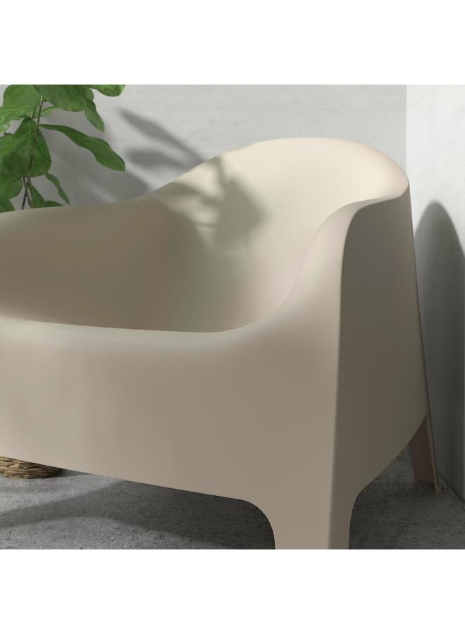 erorex Armchair, Outdoor, Beige - Image 2