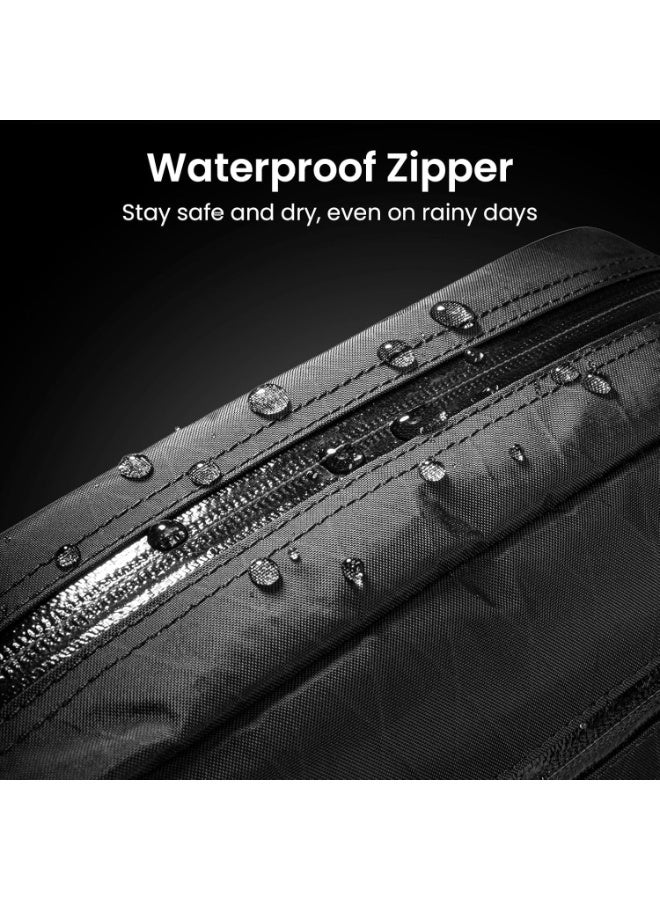 Tomtoc Aviator-T35 X-Pac 1.5L Eco-Friendly RFID Chest Bag – Water-Repellent Lightweight Sling Crossbody Shoulder Bag for Men & Women, Compact Travel & Daily Use - Image 5