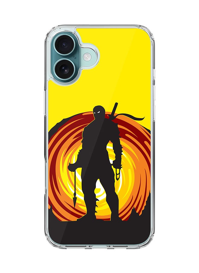 Stylizedd For iPhone 16 Plus Case [Compatible with MagSafe] Slim Magnetic cover Clear Phone Case - Ninja Typhoon  - Image 1