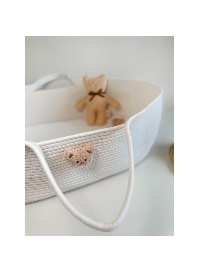 Sleeping Basket, Perfect Cute Cartoon Home Decor, Multi Functional Storage Sleeping Bassinet With 2 Handles,Convenient To Move Around, For Holiday Gift (Color : K) - Image 2