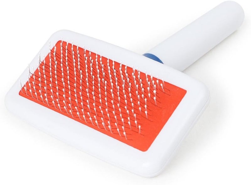 Mumoobear Mumoo Bear Pet Grooming Comb, Pet Dog Cat Shedding Grooming Anti Static Hair Fur Brush Needle Grooming Tool Hair Wool Fur Brush Comb, White - Image 1