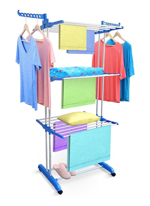 4 Layers of Clothes Hanger Multicolour 170x126x64cm
