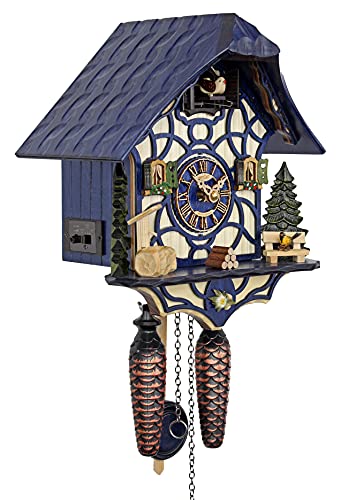 HerrZeit by Adolf Herr Quartz Cuckoo Clock - Magic Blue AH 34 QM - Image 2