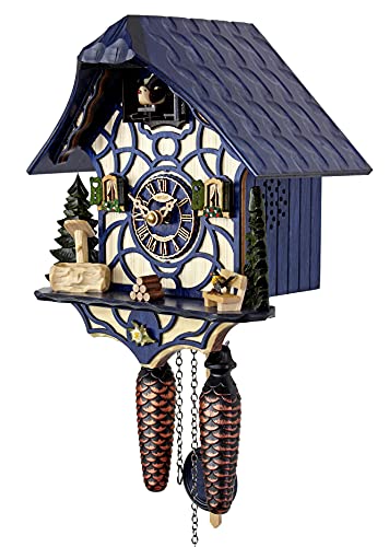 HerrZeit by Adolf Herr Quartz Cuckoo Clock - Magic Blue AH 34 QM - Image 3