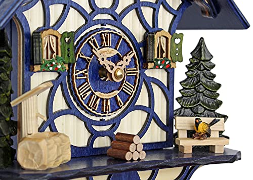 HerrZeit by Adolf Herr Quartz Cuckoo Clock - Magic Blue AH 34 QM - Image 5