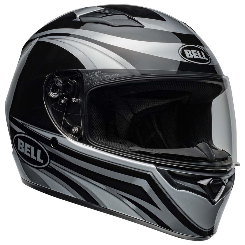 Bell Qualifier FullFace Helmet Gloss Conduit SilverBlack Small