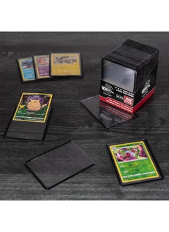 Monster Protectors Monster Top Loaders For Collectible Trading Cards - 50 Count 3"X4" Clear Hard Plastic Protector (Black Border) - Easily Sort Your Tcg Cards By Color- Compatible W Mtg, Magic Gathering, Yugioh, Sports  - Image 5
