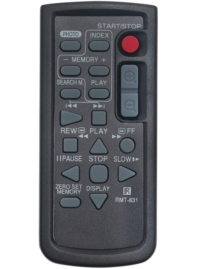 erorex - Rmt 831 Remote Replace For Sony Tape Camcorder Dcr Hc43E Dcr Pc108E Dcr Pc330 Dcr Hc32E Dcr Hc32 Dcr Pc109E Dcr Trv480E Hdr Hc1E Hdr Hc3E Hdr Hc9E Hdr Fx1000E Dcr Hc62E Dcr Hc39E Dcr Hc33E - Image 1