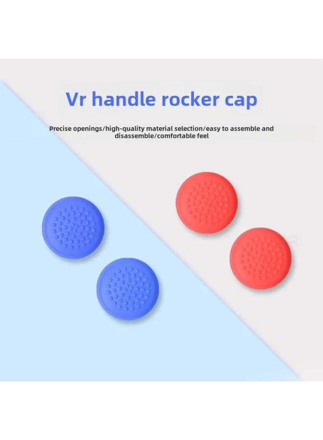 general Oculus Quest1/2 Compatible Silicone Handlebar Throttle Cap VR Controller Index Finger on Motorcycle Electronic Accessories-Product Color:VR Card Color Bottom White - Image 2