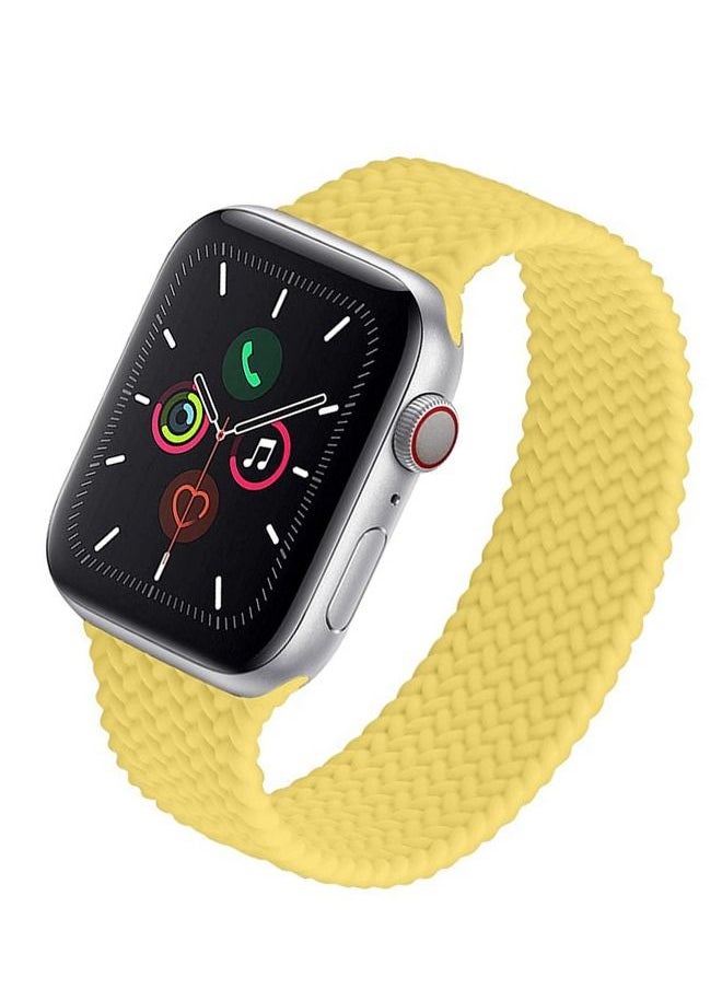5esha - Braided Solo Loop Stretchable Replacement Strap For Apple Watch 42-44 mm - Image 1
