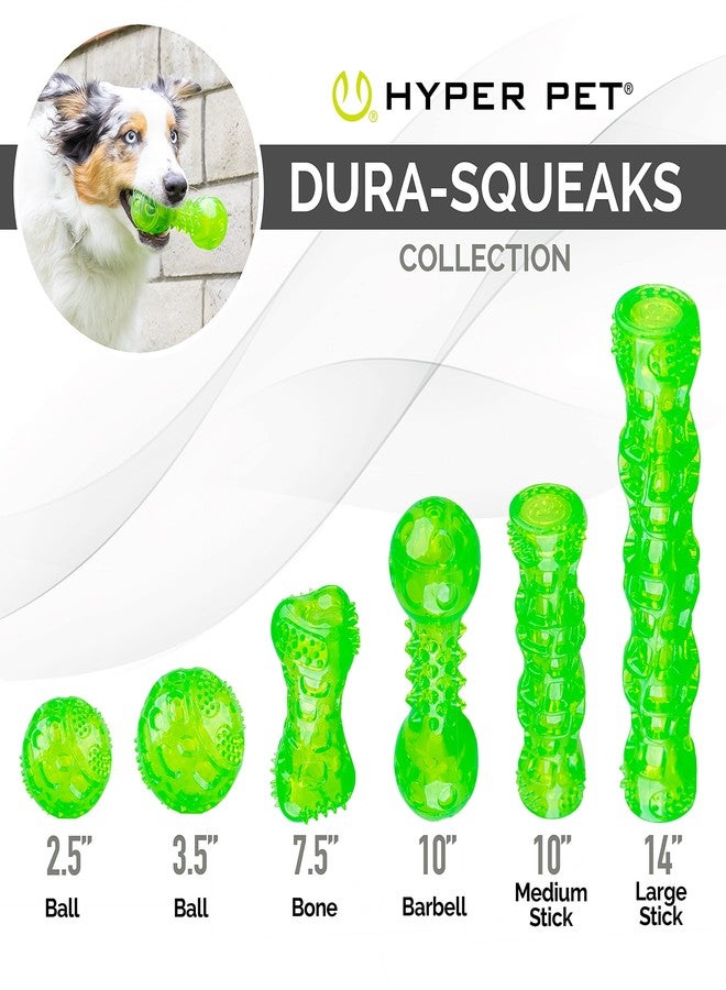 Hyper Pet Dura-Squeaks Stick Dog Toy, Large, Green - Image 3