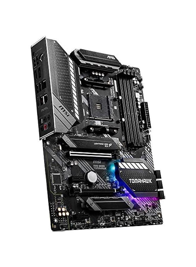 Arabest MSI MAG B550 TOMAHAWK Gaming Motherboard for AMD AM4 CPUs with DDR4, PCIe 4.0, SATA 6Gb/s, M.2, USB 3.2 Gen 2, HDMI/DP, ATX form factor, and support for AMD Ryzen 5000 Series processors  - Image 3