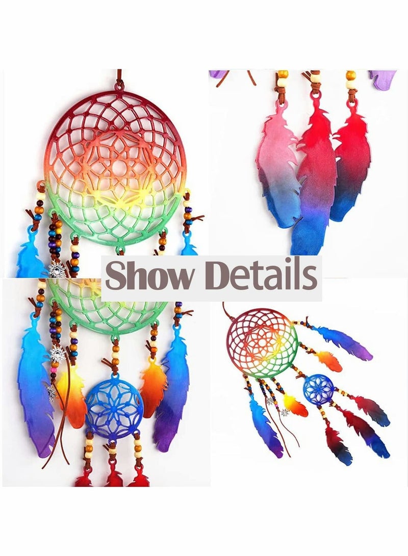Excefore Dream Catcher Silicone Molds, DIY Mold for Resin Mold Epoxy Resin Casting Feather Pendant Epoxy Mold for Wall Hanging, Kids Bedroom Decor, Art Craft, Home Decoration - Image 3