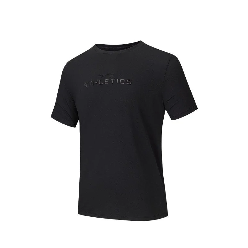 Anta black Men’s Quick-Dry Training Tee & Breathable Sports T-Shirt for Men | Best Price UAE