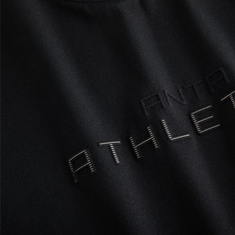 Anta black Men’s Quick-Dry Training Tee & Breathable Sports T-Shirt for Men | Best Price UAE