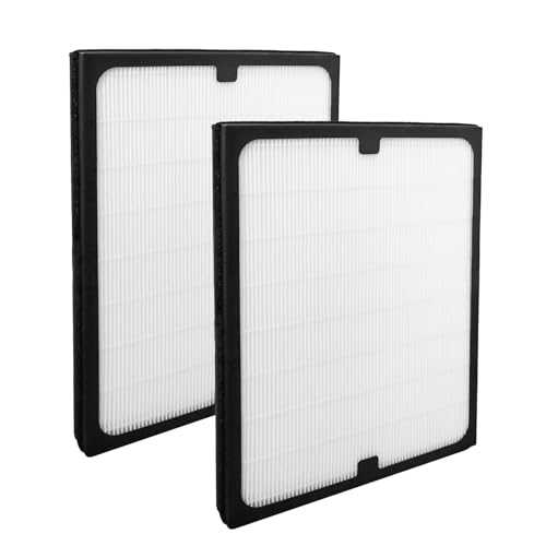 NXBHG 2 Pack Classic 200 Series Particle Filter Compatible with Blueair Classic 280i, 203, 203 Slim, 205, 270E, 270E Slim Air Puri-Fier, Filter and Combination Particle Carbon Replacement Filter - Image 1