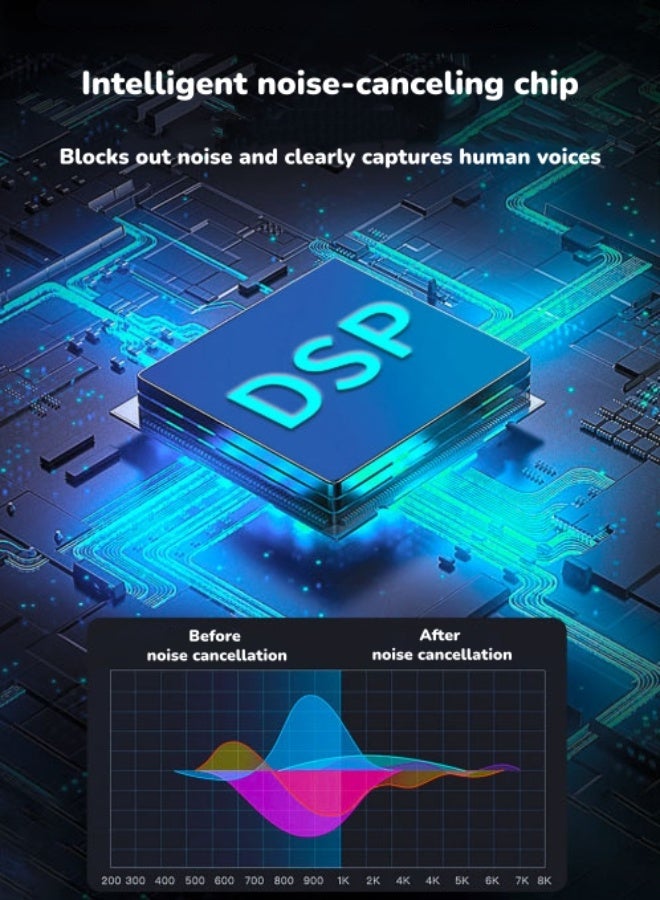 الدليبن ميكروفون ديناميكي، ميكروفون USB للألعاب، ميكروفون تسجيل قابل للتمديد، ميكروفون مكثف للبودكاست، طقم ميكروفون مكثف قلبي الشكل، مع حامل ذراع قابل للتعديل، لبث الألعاب، تسجيل البودكاست. - Image 5