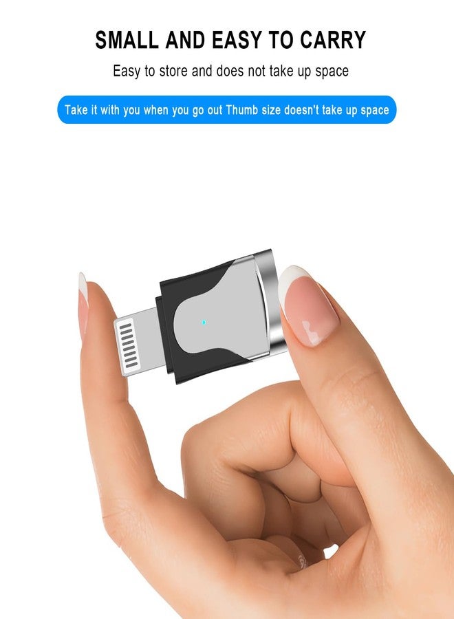 esbeecables Mini Lightning to USB 3.0 Camera Adapter for iPhone, iPad, and Other Apple Devices - Image 5