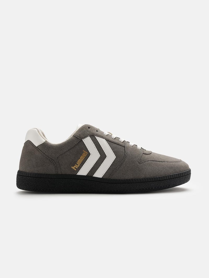 hummel Classic Verve Casual Lace-up Sneaker for Men Enhanced Comfort with Cushioned Insole and Slip-Resistant - UK 9 Grey/White - Image 4