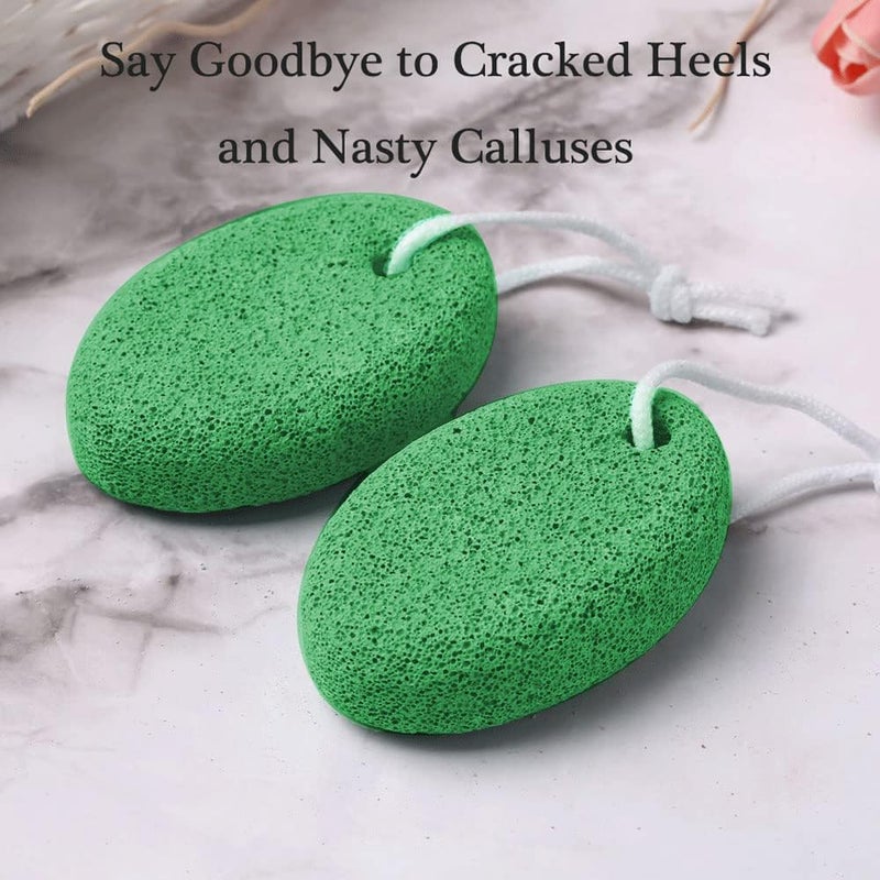HOOMBOOM 2PCS Natural Pumice Stone for Feet, HOOMBOOM Lava Pedicure Tools Hard Skin Callus Remover for Men/Women Feet and Hands - Natural Foot File Exfoliation to Remove Dead Skin - Image 3