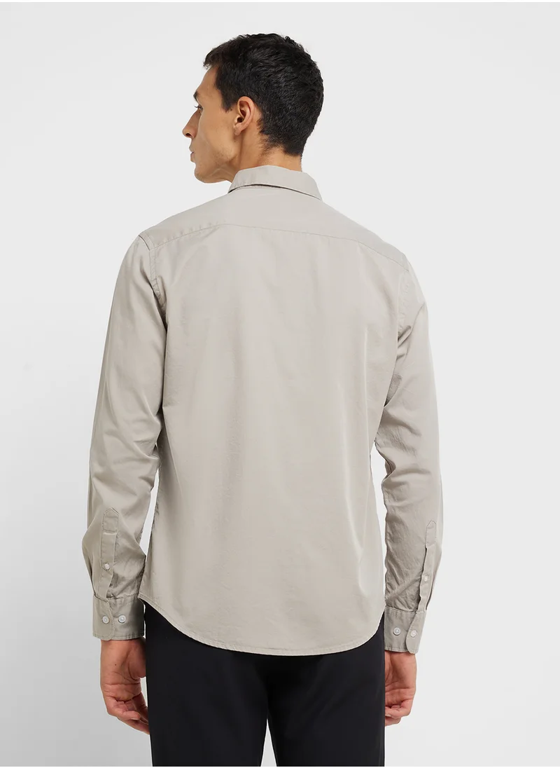 ريبلز مع نمشي Men's Button down Collar Shirts