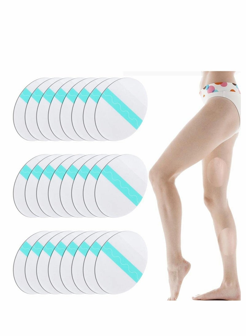 KASTWAVE Anti Chafing Sticker, 24 Pcs Thigh Tapes Invisible Anti Chafing Thigh Tape, Anti-Chafing Sticker Paste for Thigh Inner Clear Thigh Bands Disposable Body Anti-Friction Pads for Unisex Rub Protection  - Image 1