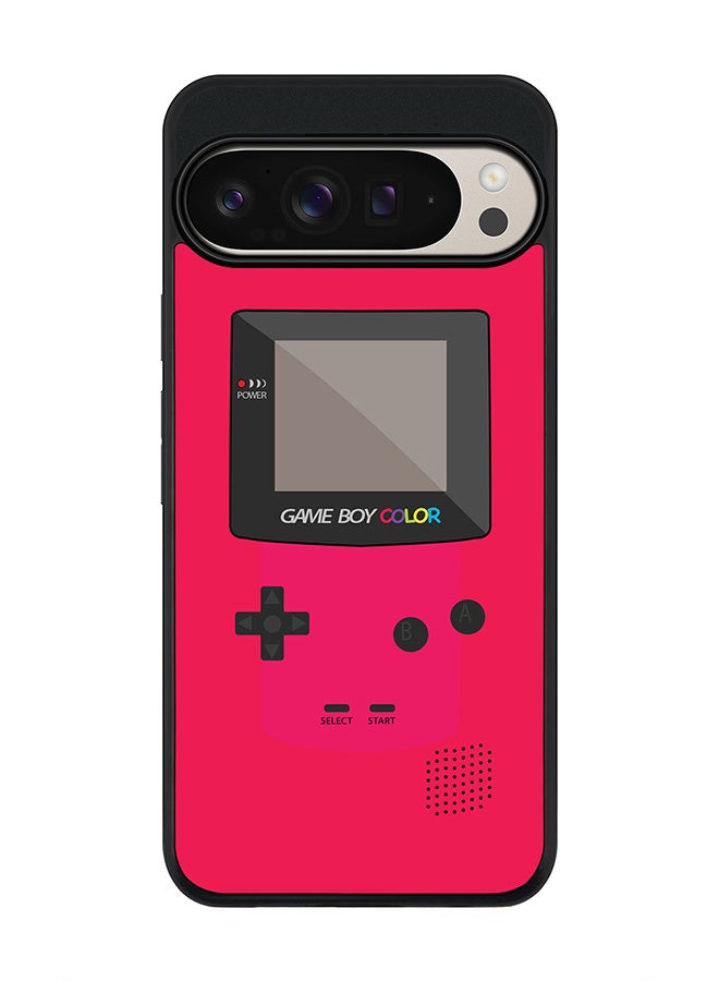 Stylizedd For Google Pixel 9 Pro XL Case,Slim fit Camera Protection, Shockproof Thin Phone cover - Gameboy Color - Pink - Image 1