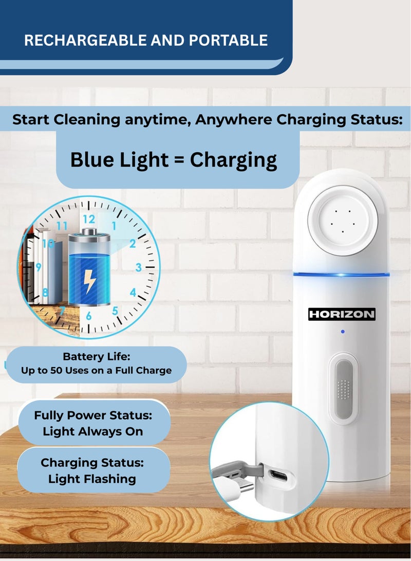 Horizon Electric Portable Bidet for Travel with 350ml Reservoir, Waterproof Rechargeable Portable Shattaf for Travel with USB-Type C, High Pressure Handheld Travel Bidet for Hygiene & Postpartum Use  - Image 3