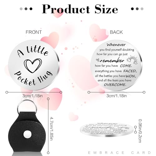 STARKET College Graduation Gifts High School Grad Gifts Inspirational Gifts Pocket Hug Token Best Sobriety Gifts For Women Thinking Of You Friendship Positivity Class Of 2026 Graduation Gift For Her Him - Image 3