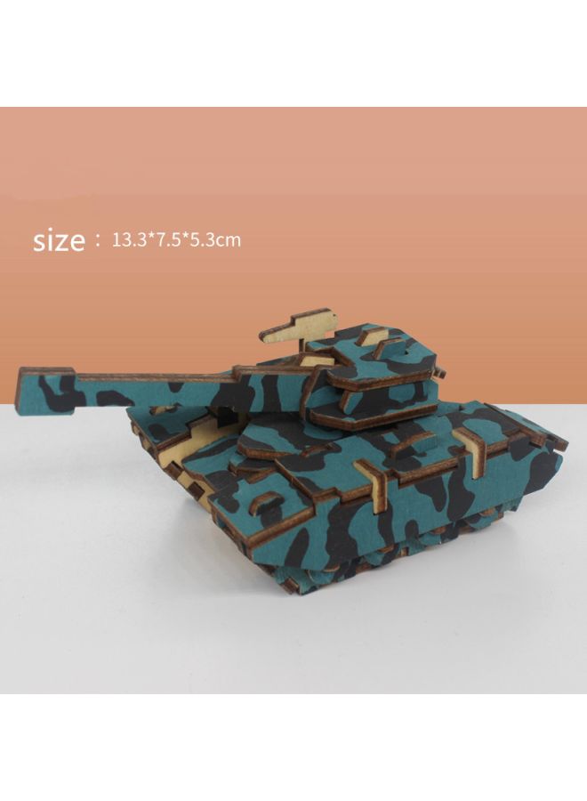 NIBEMINENT Military Tank Model 3D Puzzle 13.3x7.5x5.3cm - Image 2