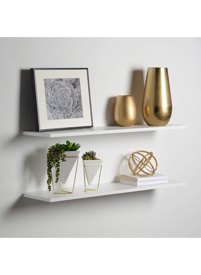 Home Gallery Home Gallery Floating Shelf White 120x20 H00355  - Image 1