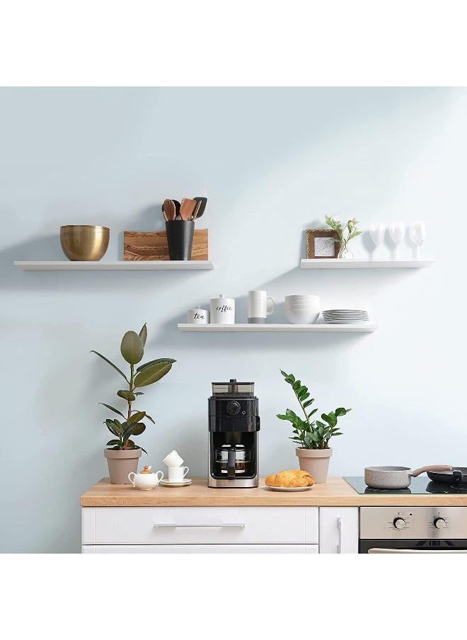 Home Gallery Home Gallery Floating Shelf White 120x20 H00355  - Image 4