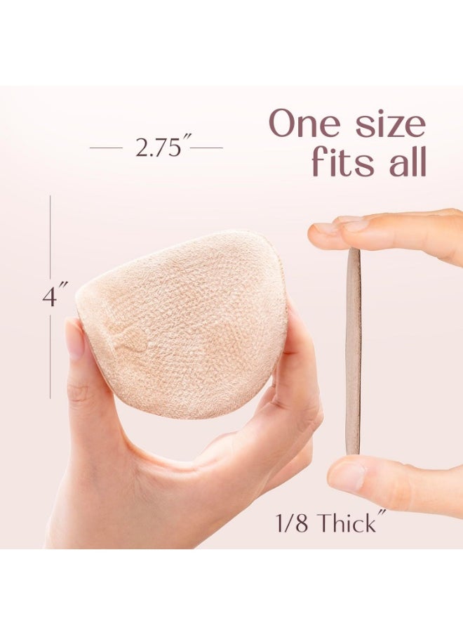 Meetion Ball of Foot Cushions for Women, High Heel Metatarsal Pads Women, All Day Comfort Heel Inserts, Foot Pads for Balls of Feet, One Size Fits All (Beige, 4)  - Image 5
