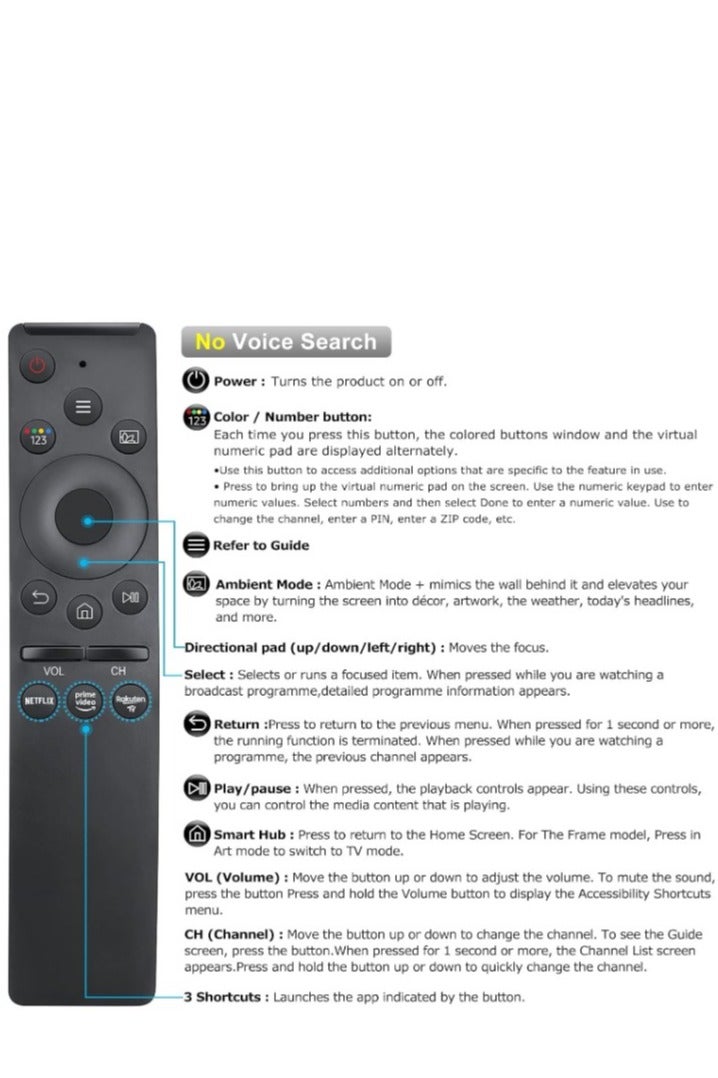 جهاز تحكم عن بعد عالمي متوافق مع تلفزيون سامسونج الذكي - Image 2