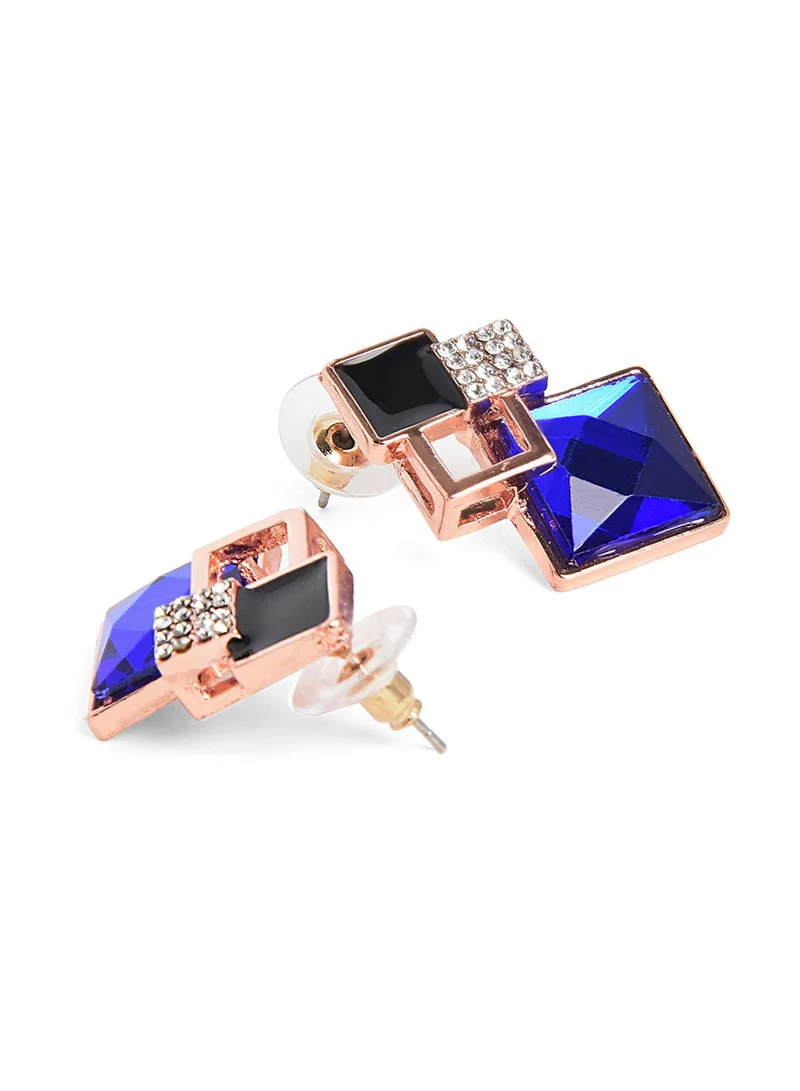 سوهي Blue Contemporary Artificial Drop Earring Jewellery