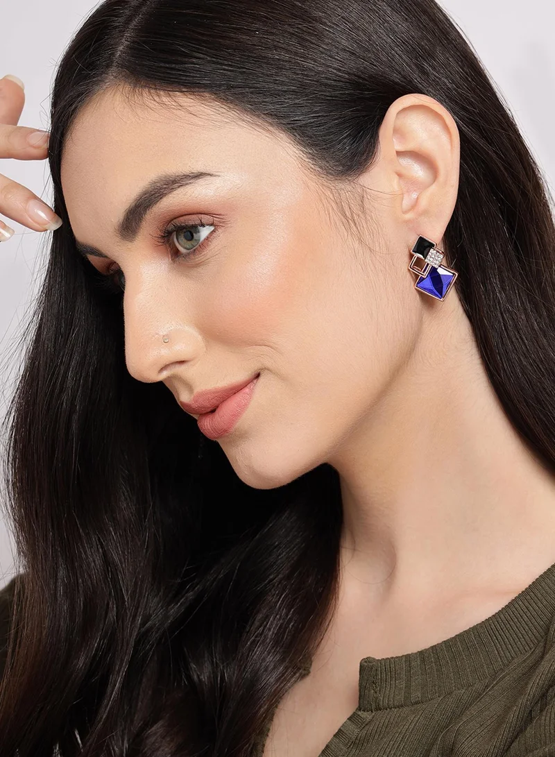 سوهي Blue Contemporary Artificial Drop Earring Jewellery