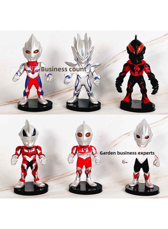 Ultraman Hand-made Salted Egg Superman Monster Degas Unlimited Cyberbelle Yadje Obudai Ornaments-Color:Classic D Type Auguman 6 Styles (packed In Bags) - Image 2
