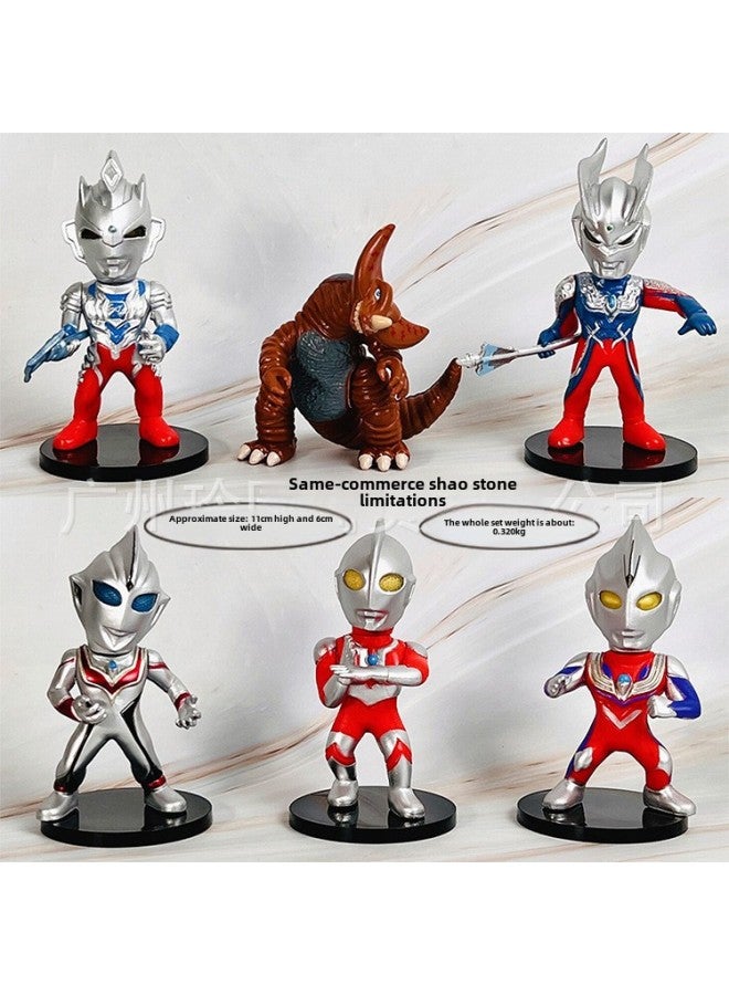 Ultraman Hand-made Salted Egg Superman Monster Degas Unlimited Cyberbelle Yadje Obudai Ornaments-Color:Classic D Type Auguman 6 Styles (packed In Bags) - Image 4