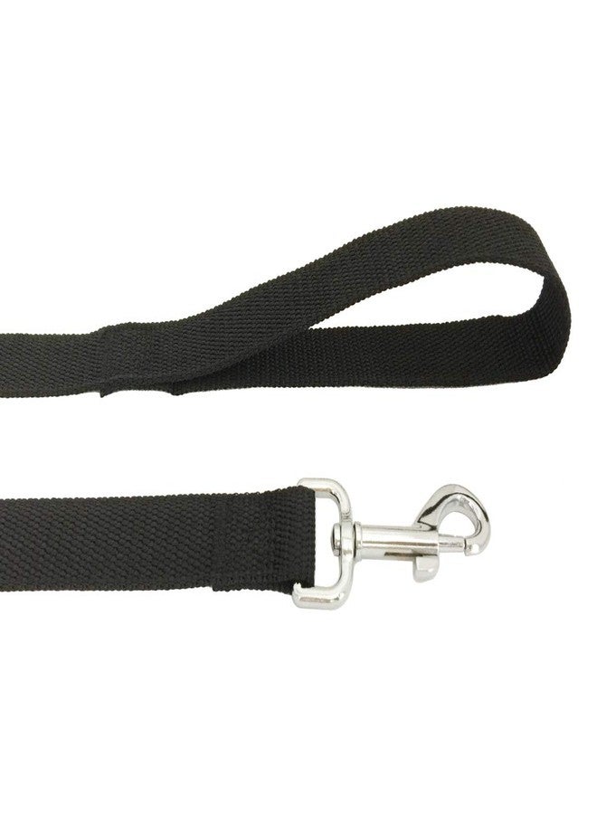 TAIDA 20ft 30ft 40ft 50ft Nylon Long Training Dog Leash for Small Medium Large Dogs, Long leashes Dog/Puppy Lead for Obedience Recall Training, Camping, or Backyard, 1 inch Wide (20 Foot, Black) - Image 4