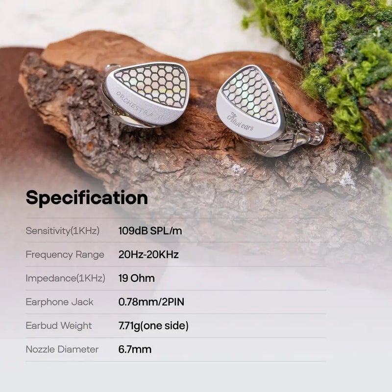 Linsoul Kiwi Ears Orchestra II 10BA Professional in-Ear Monitor, HiFi Wired IEM Earbuds with Superlative Tonal Balance - Image 3