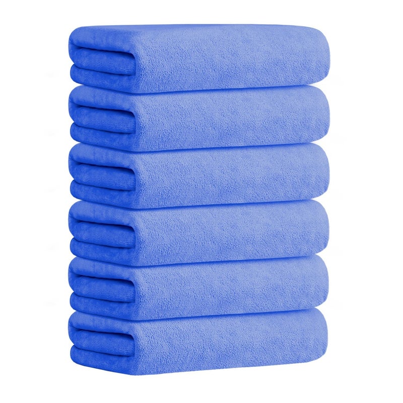 جي ام ال مناشف حمام jml من مناشف حمام الألياف الدقيقة 6 حزمة 30 "x 60" - Image 1