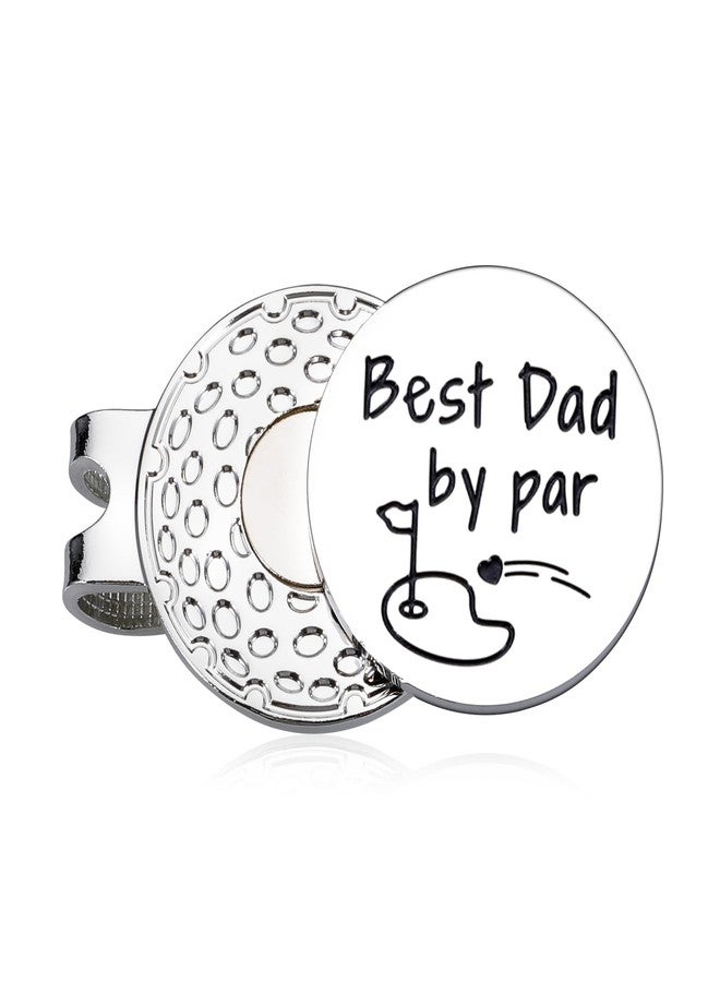 TI-EDC Gifts for Dad Golf Ball Marker Hat Clip for Men Him Dad Fathers Day Birthday Gifts from Son Daughter New Dad Gift for Men First Time Dad Stepdad Grandpa Valentine for Dad by Par - Image 1