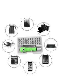 Generic Precision Screwdriver Set 32 Piece Torque Screwdriver Engineering Repair Kit with Magnetic Screwdriverfor Phone Watch Eyeglasses DIY Computers  - Image 2