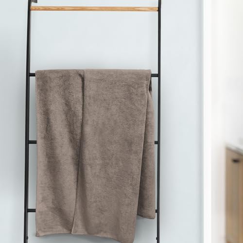 Sassoon Venir Microfiber 1 Piece Men Bath Towel 450 GSM (70x145cm, Sandstone Color) Ultra Soft Material, Towel for Daily use - Image 2