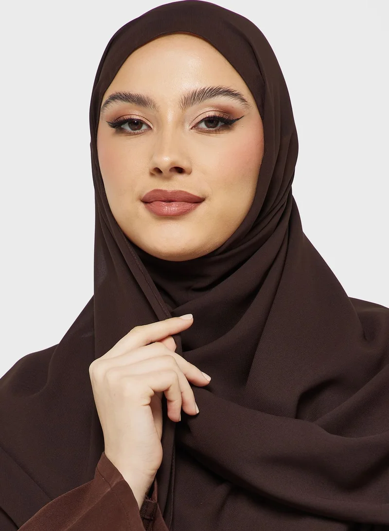 hayas closet Embroidery Detail Abaya