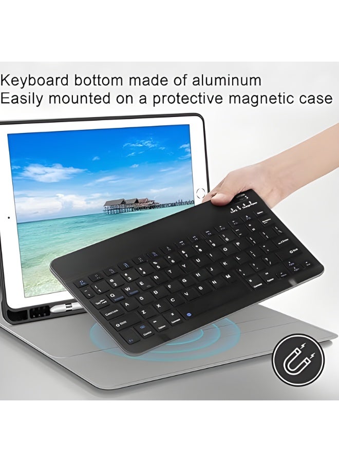Rechargeable Bluetooth keyboard and mouse combo – Battery lasts up to 150 hours – Backlit – Slim and quiet design – Black color - Image 5